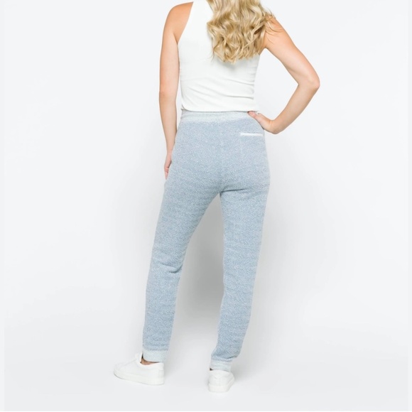 Faherty Womens Whitewater Jogger Pants Blue White Pull On Pockets Textured Small - Picture 8 of 14